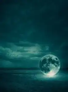 Луна в облаках