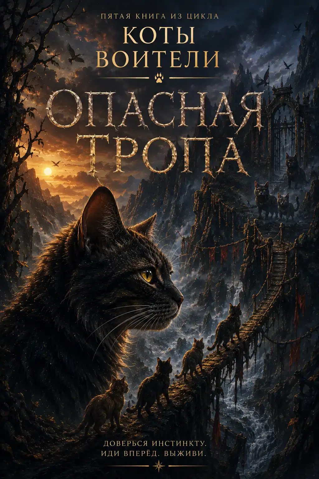Опасная тропа. Коты-воители 05