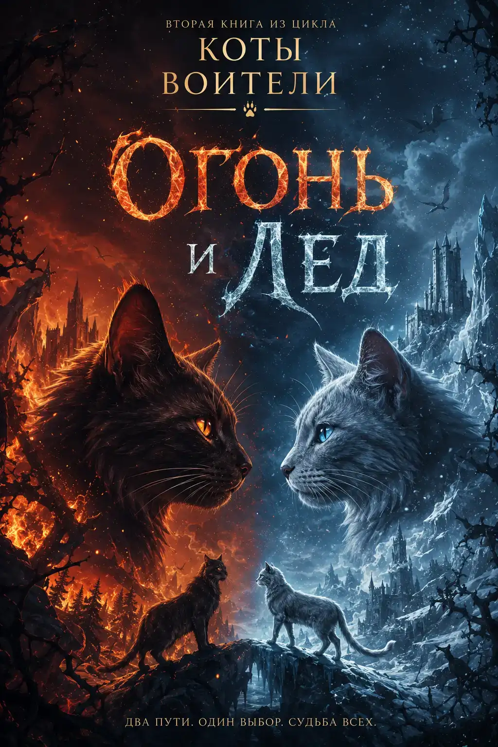 Огонь и лед. Коты-воители 02
